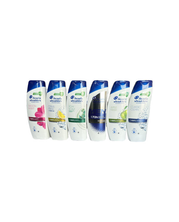HEAD AND SHOULDERS 400ML 6 PKT