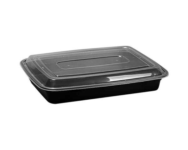 58 OZ PLASTIC FOOD CONTAINER  WITH LID(RECTANGULAR)
