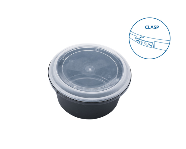 44OZ FOOD CONTAINER WITH LID (CLASP)
