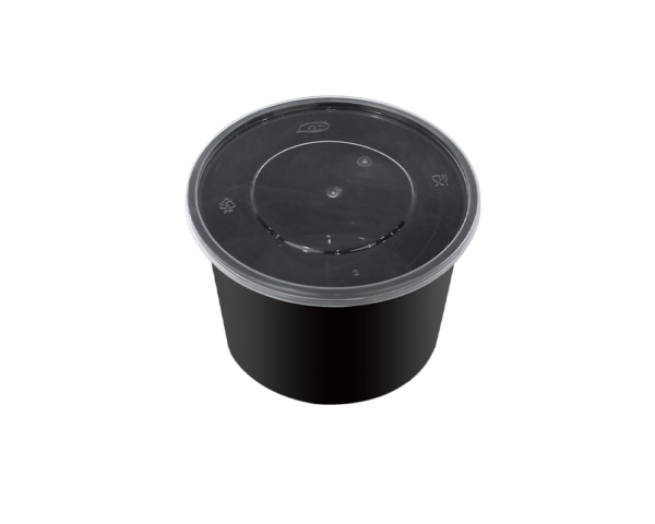 2000ML PLASTIC FOOD CONTAINER WITH LID (ROUND)