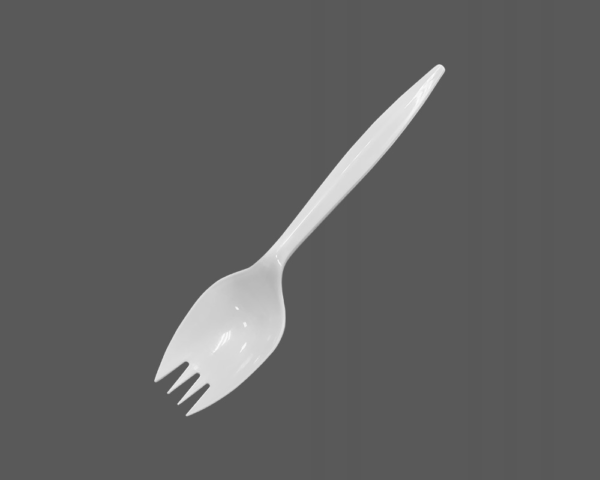 Medium weight  plastic Spork