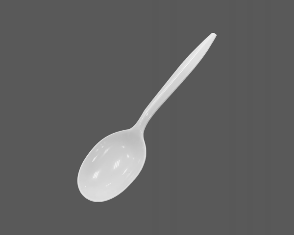 Medium weight  plastic Soup Spoon